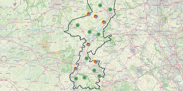 Kaart van Limburg